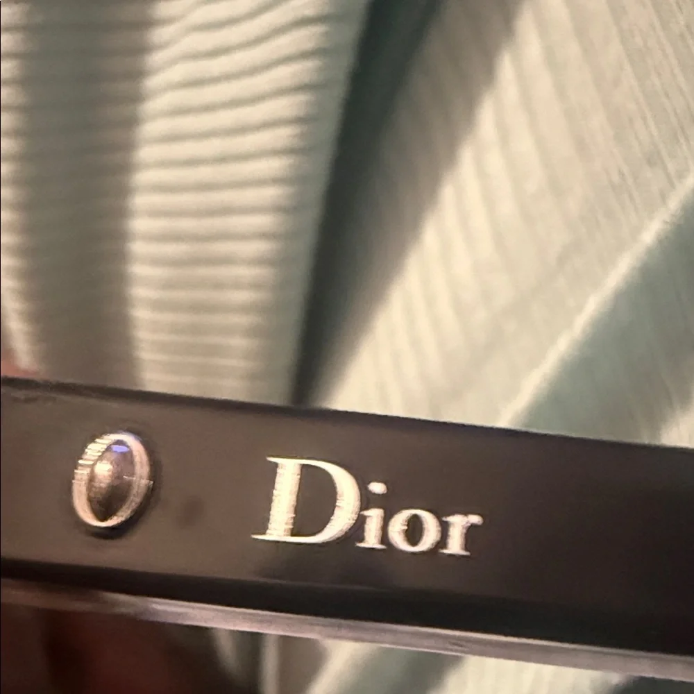 Dior Tortoiseshell Gray Beige Optical Glasses - Picture 2 of 3